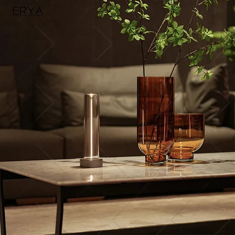 BreezeGlimmer Touch Lamp – Adjustable Soft Light for Modern Home Interiors