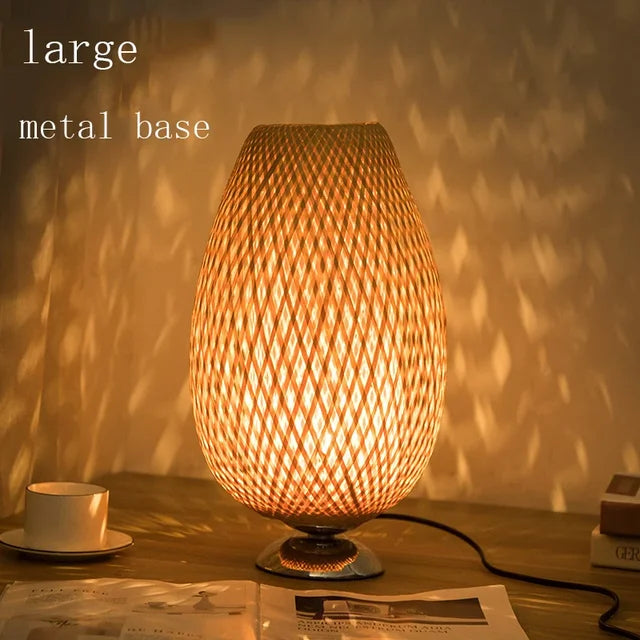 Antique Bamboo Vintage Bamboo Table Lamp – Elegant & Classic Lighting for Timeless Home Decor