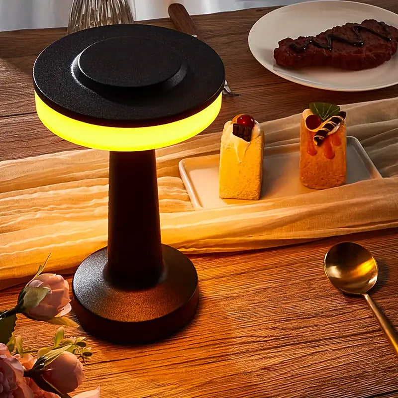 GloeiRetro Rechargeable Table Lamp – Elegant Multifunctional LED Light for Home & Office