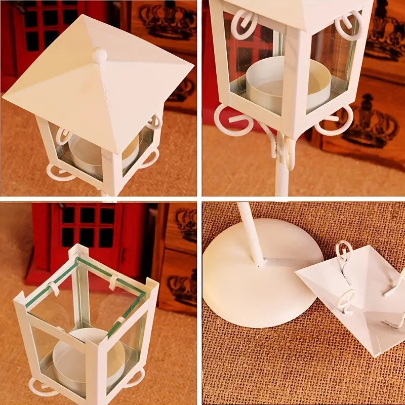 City Light Retro Candle Holder – Elegant Lantern for Garden, Patio & Home Décor