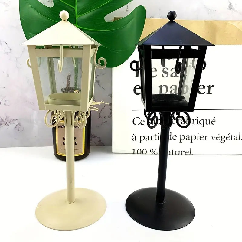 City Light Retro Candle Holder – Elegant Lantern for Garden, Patio & Home Décor