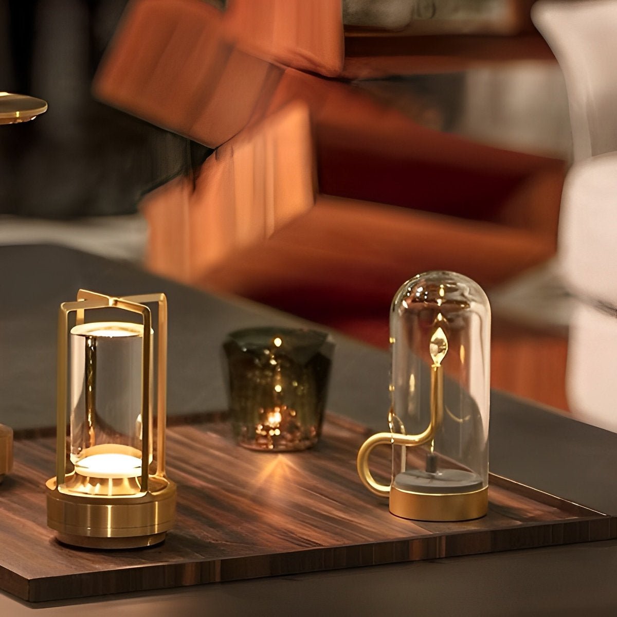 Wireless Portable LED Table Lamp – Touch Control Bedside Lamp, Adjustable Brightness, Rechargeable Night Light