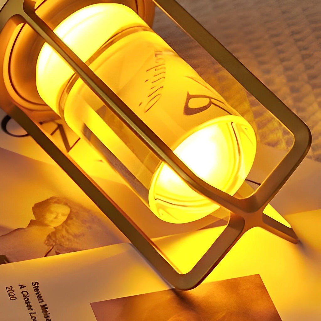 Wireless Portable LED Table Lamp – Touch Control Bedside Lamp, Adjustable Brightness, Rechargeable Night Light