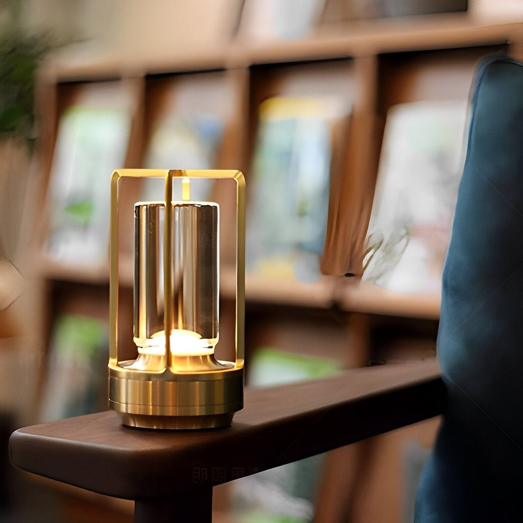 Wireless Portable LED Table Lamp – Touch Control Bedside Lamp, Adjustable Brightness, Rechargeable Night Light